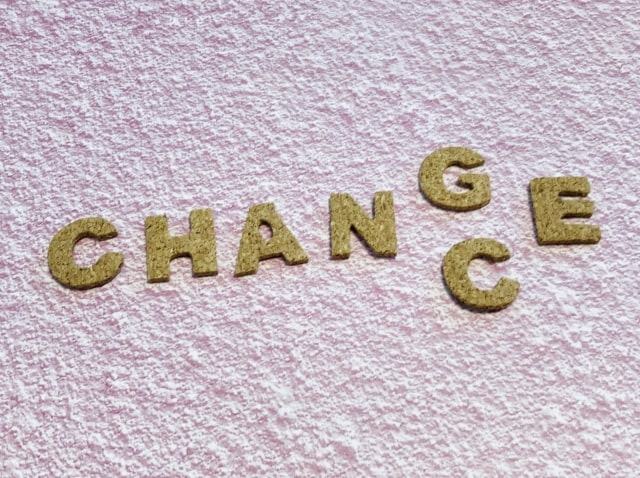 CHANGEとCHANCEの文字